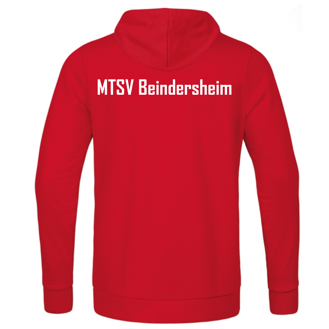 JAKO Kapuzenjacke Base Kinder/ Unisex / Damen Inkl. MTSV Beindersheim Wappen