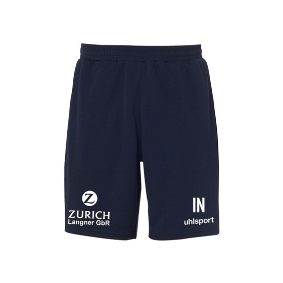 uhlsport Club Shorts KINDER - wahlweise mit Sponsor "Zurich" oder "Dockers"
