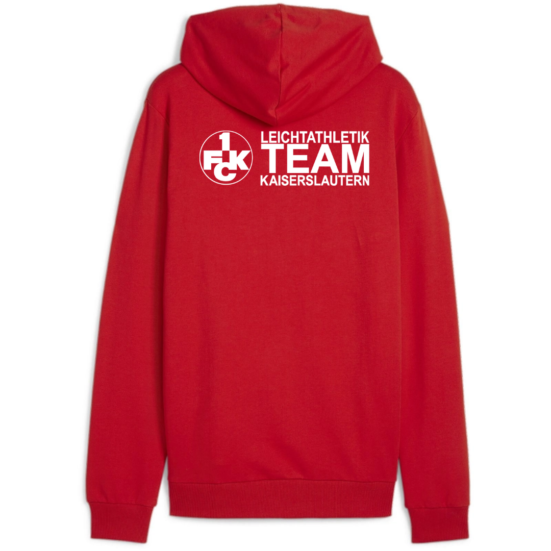 teamGOAL Casuals Hoody Kinder inkl. Wappen 1. FCK Leichtathletikteam Kaiserslautern