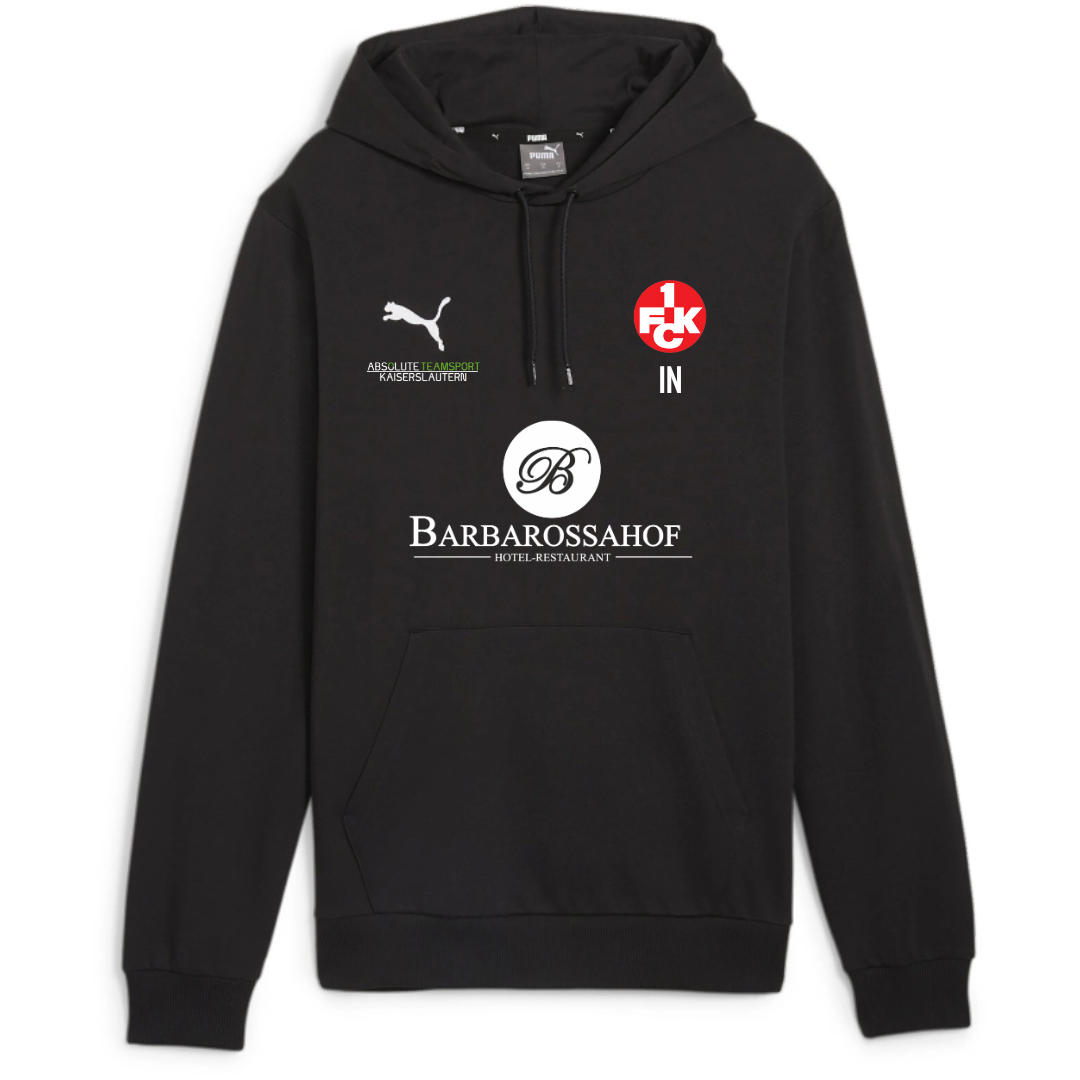 teamGOAL Casuals Hoody Kinder inkl. Wappen 1. FCK Leichtathletikteam Kaiserslautern