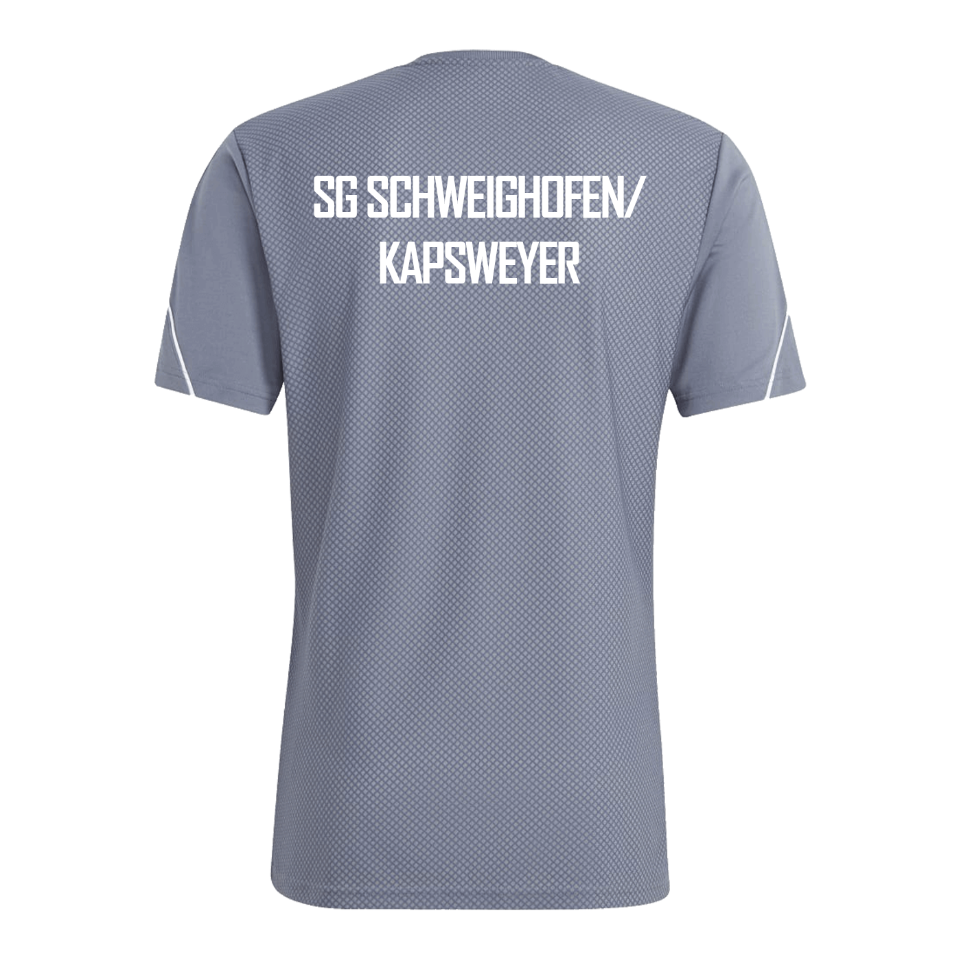 ADIDAS Kids Tiro 23 League Jersey Grau inkl. SG Schweighofen-Kapsweyer Wappen & Vereinsname Rücken