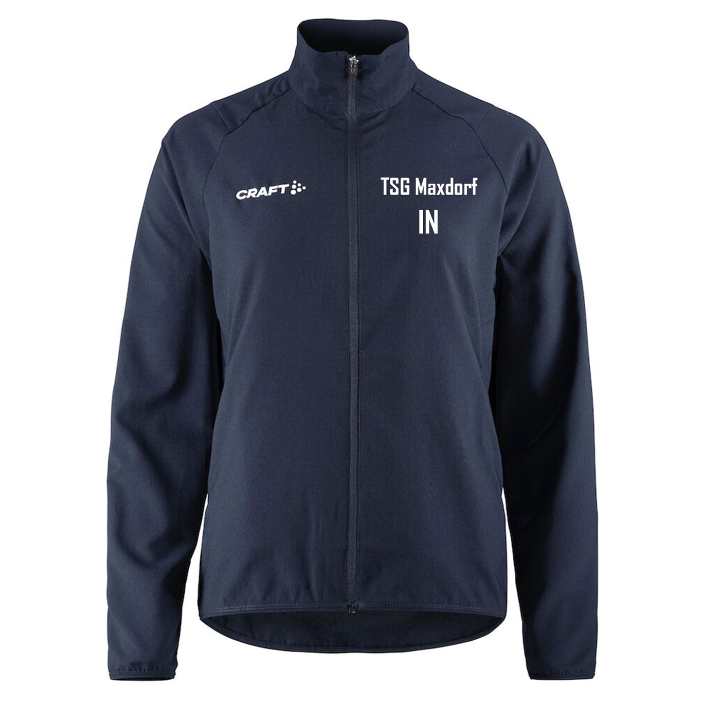CRAFT Damen Rush 2.0 Training Jacket inkl. Schriftzug TSG Maxdorf vorn & Vereinsname Rücken
