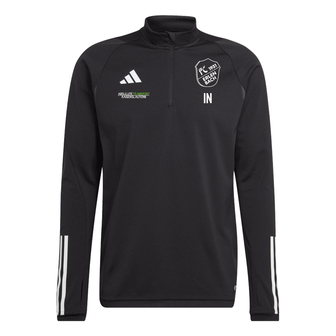 Kids ADIDAS TIRO23 Competition Training Top inkl. FC Erlenbach Wappen und Vereinsname