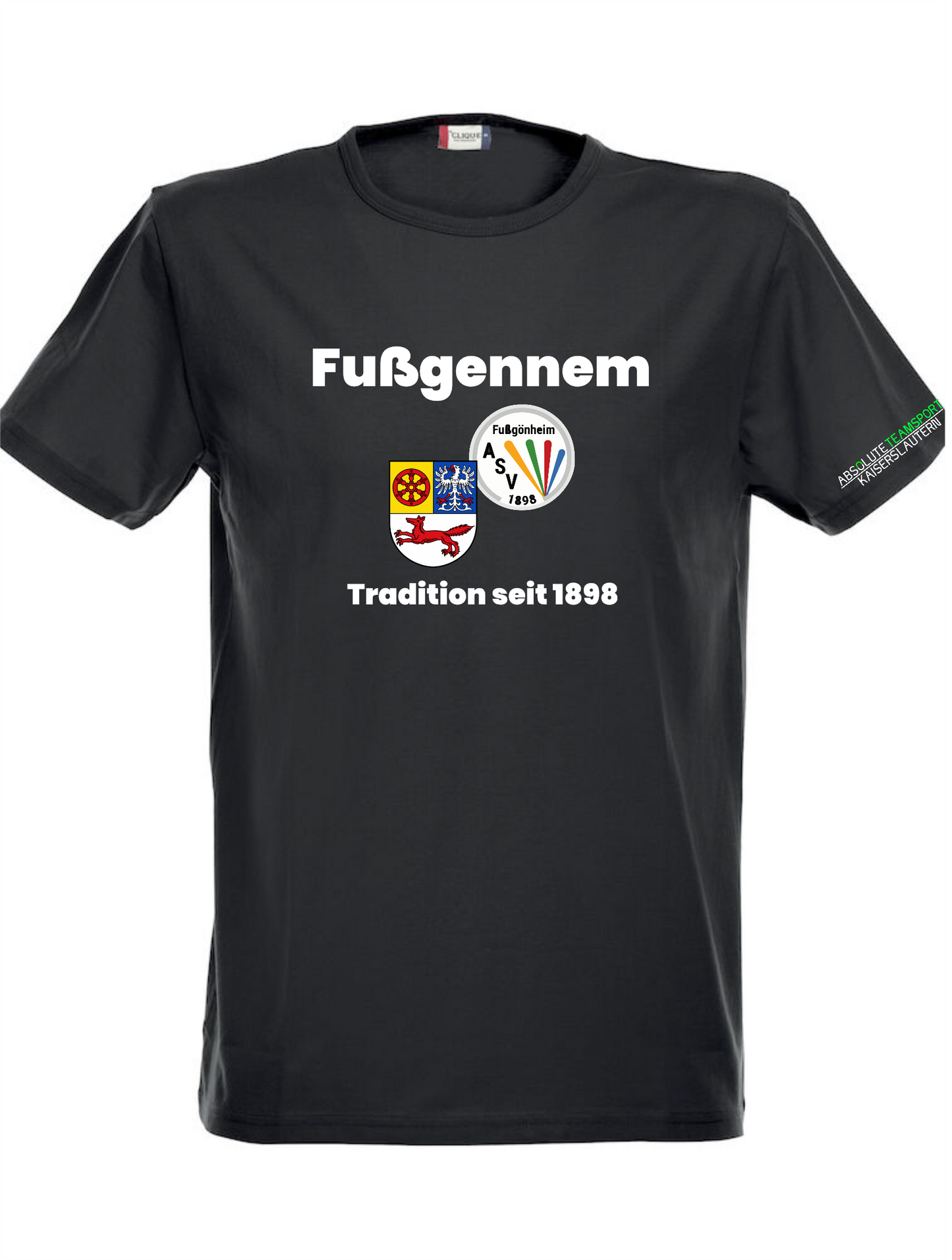 ASV Fußgönheim-Shirt - inkl."Tradition seit 1898"und Rückendruck Vereinshymne