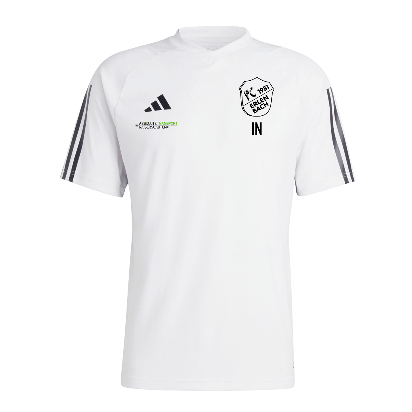 KIDS ADIDAS TIRO23 Competition Jersey inkl. FC Erlenbach Wappen und Vereinsname
