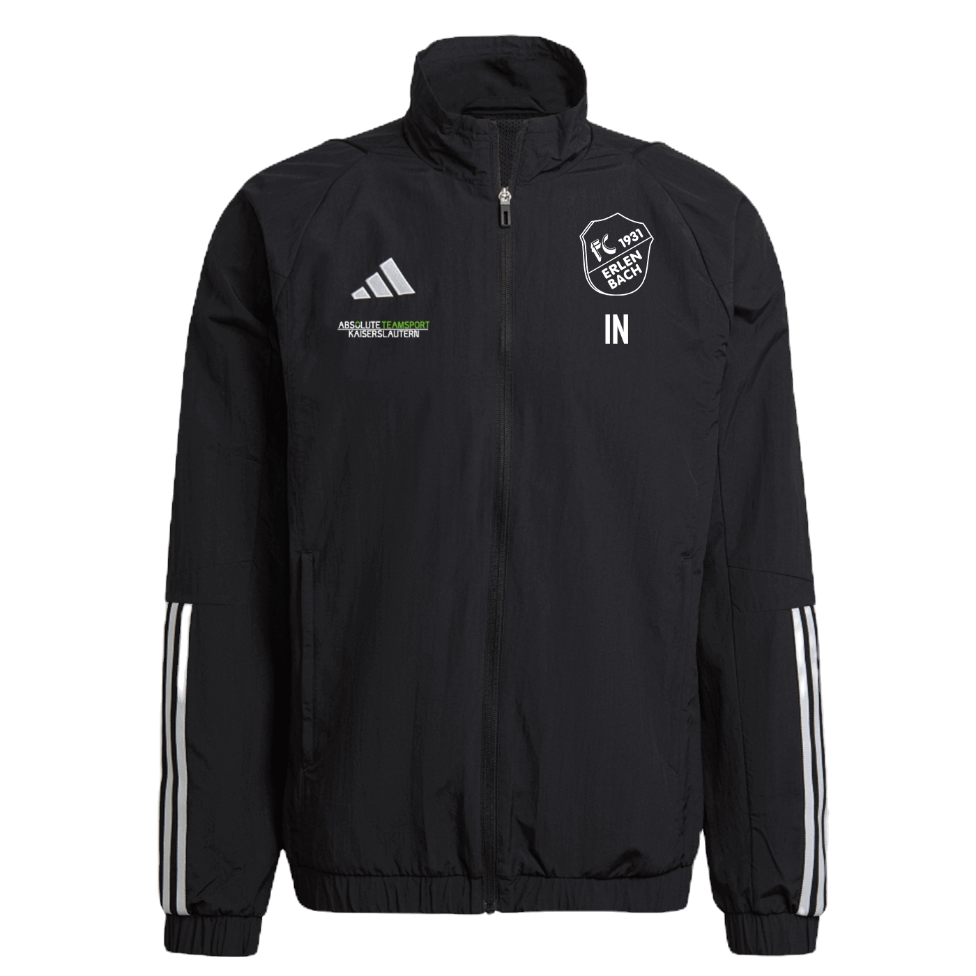 Kids ADIDAS TIRO23 Competition Präsentationsjacke inkl. Wappen und Vereinsname