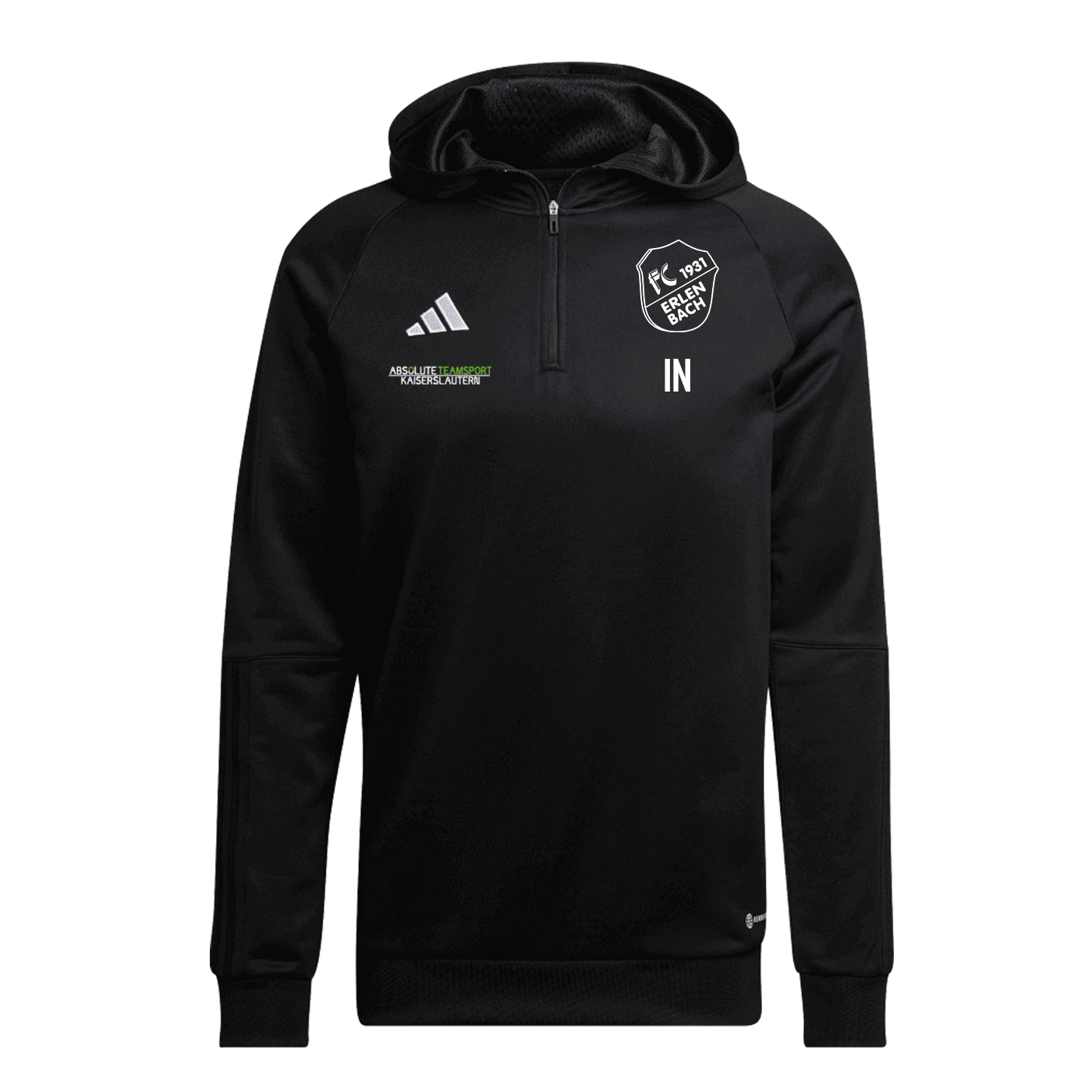 Kids ADIDAS TIRO23 Competition Hoody inkl. FC Erlenbach Wappen
