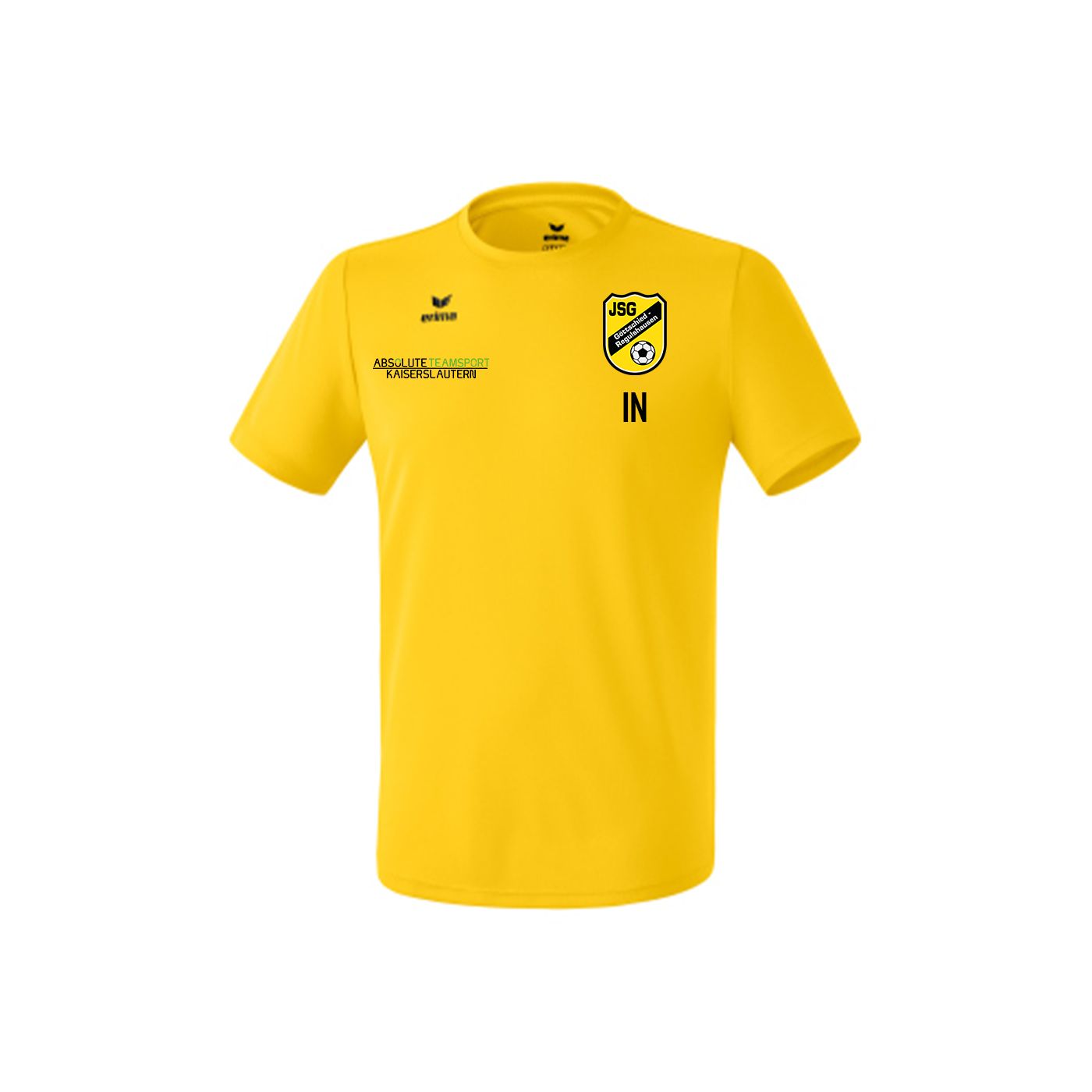 ERIMA Kids Funktions Teamsport T-Shirt inkl. JSG Göttschied-Regulshausen Wappen