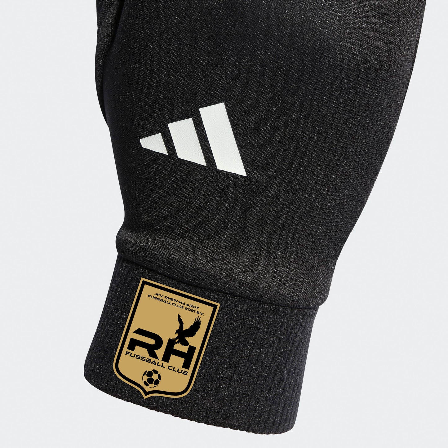 ADIDAS Herren TIRO C GLOVES BLACK/WHITE inkl. Wappen JFV Rhein-Haardt