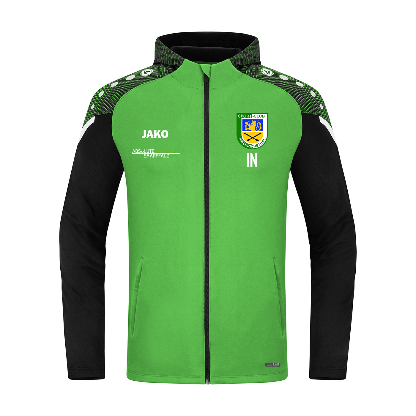 JAKO Kids Kapuzenjacke Performance inkl. SC Friedrichsthal Wappen