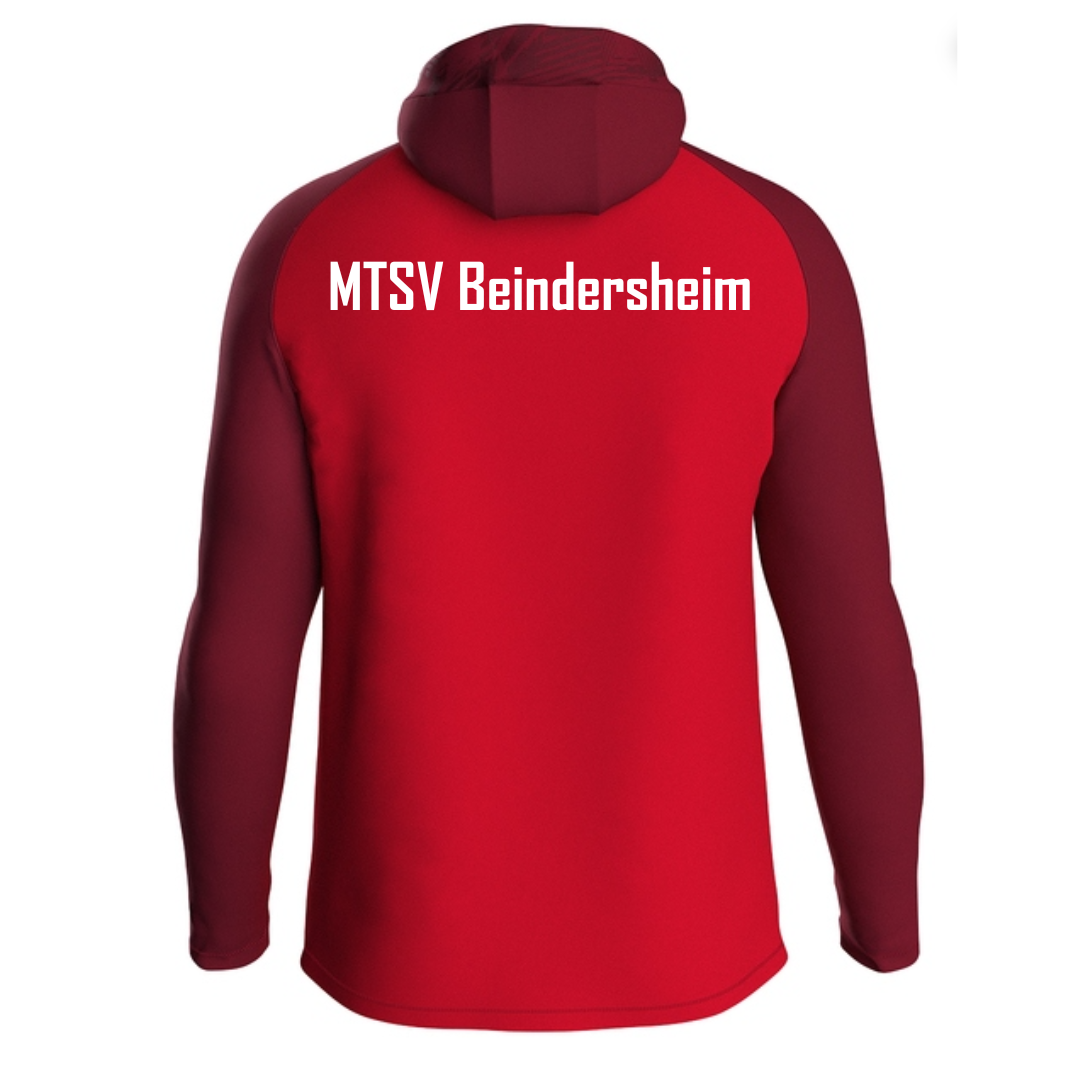 JAKO Kinder/ Unisex/ Damen Kapuzenjacke Iconic Inkl. MTSV Beindersheim Wappen