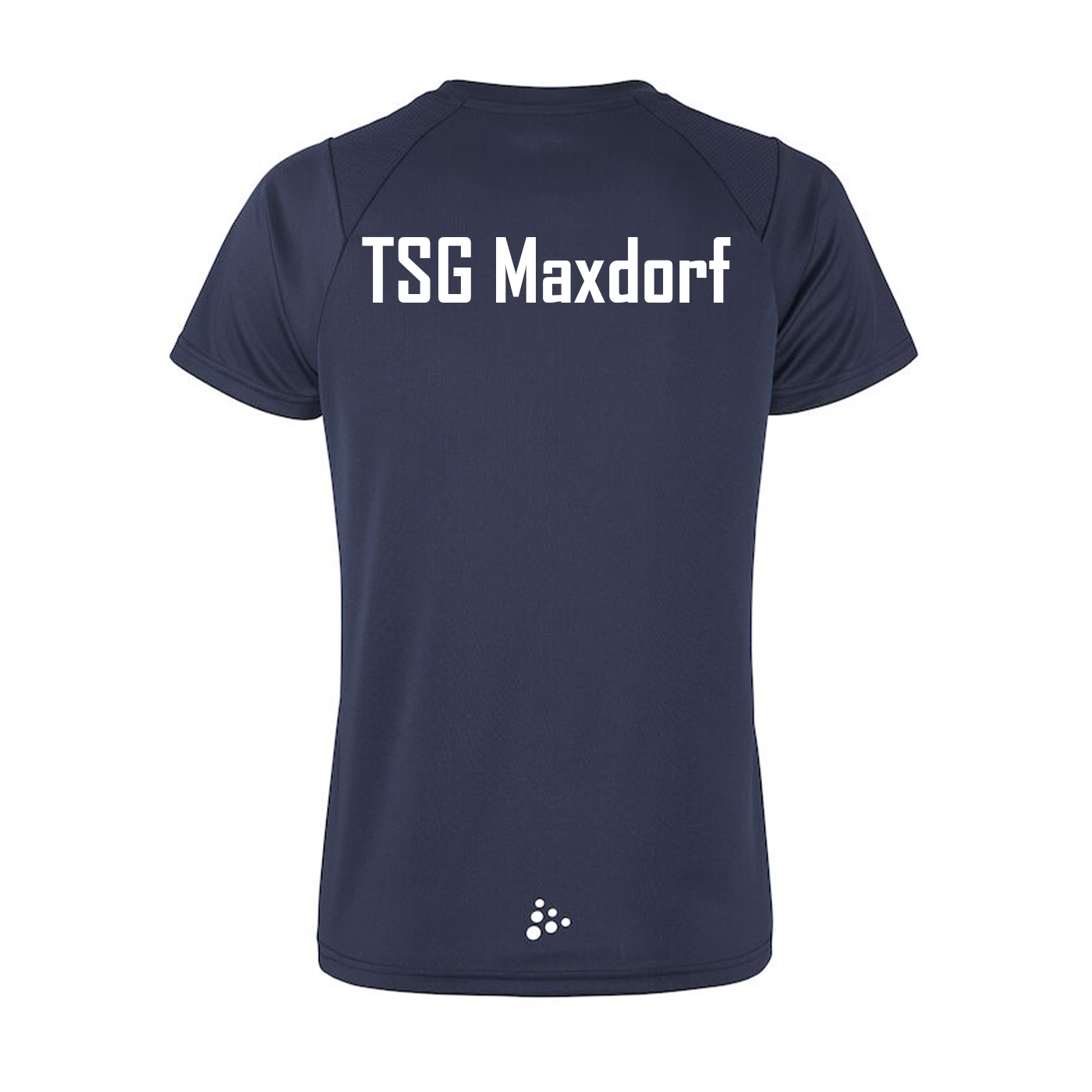 CRAFT Damen Rush 2.0 SS Tee inkl. Schriftzug TSG Maxdorf vorn & Vereinsname Rücken