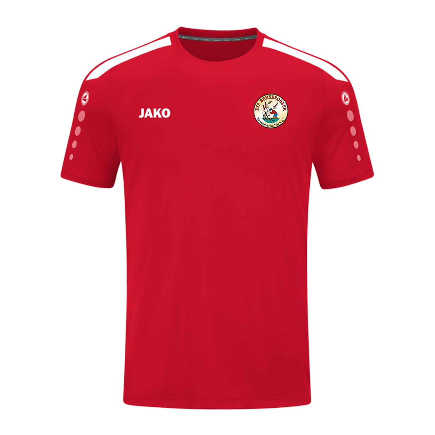 JAKO Kids T-Shirt Power Rot inkl. Benserobber Hördt Premiumwappen