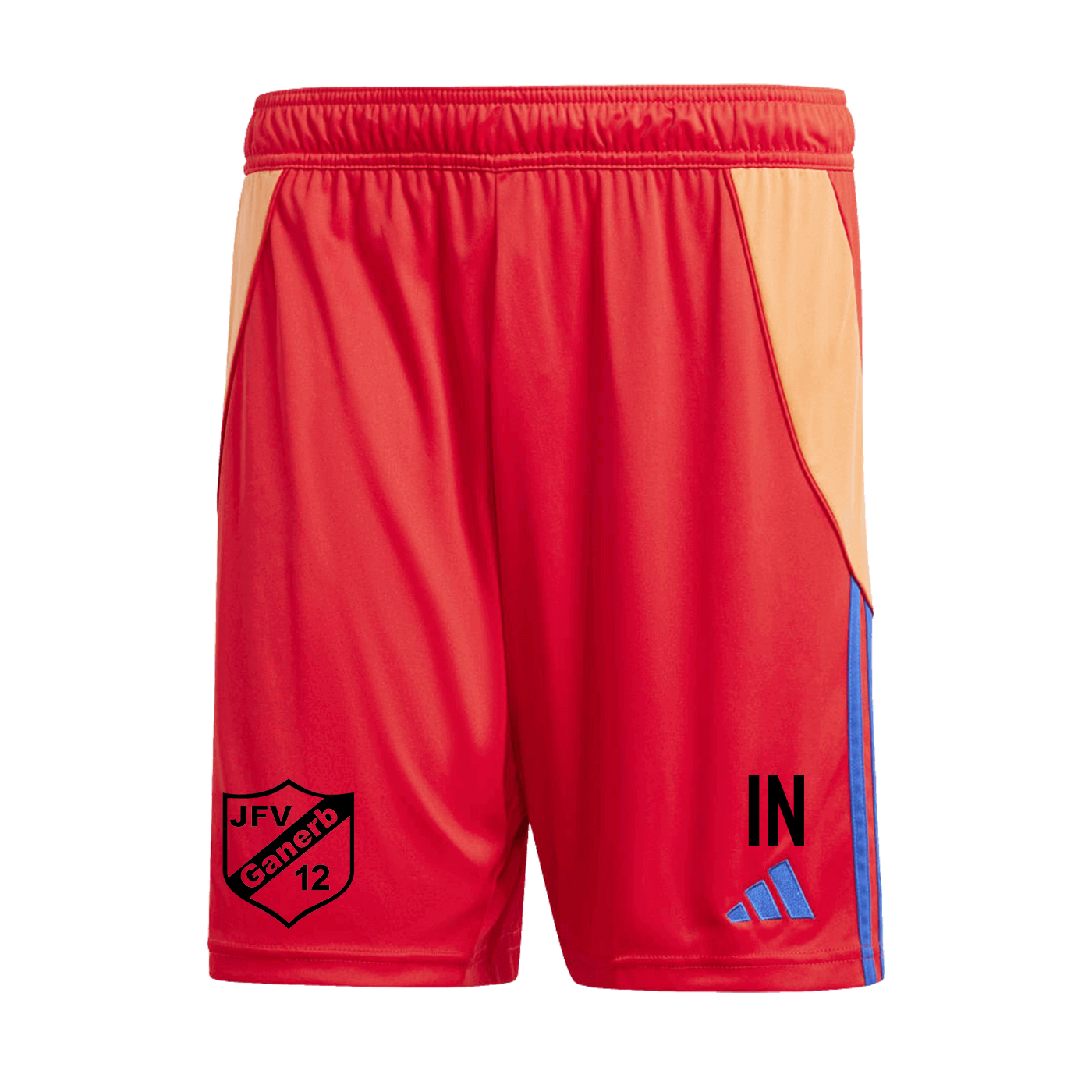 SPIELTAGSKOLLEKTION: ADIDAS Herren Tiro 24 Short inkl. JFV Ganerb Wappen