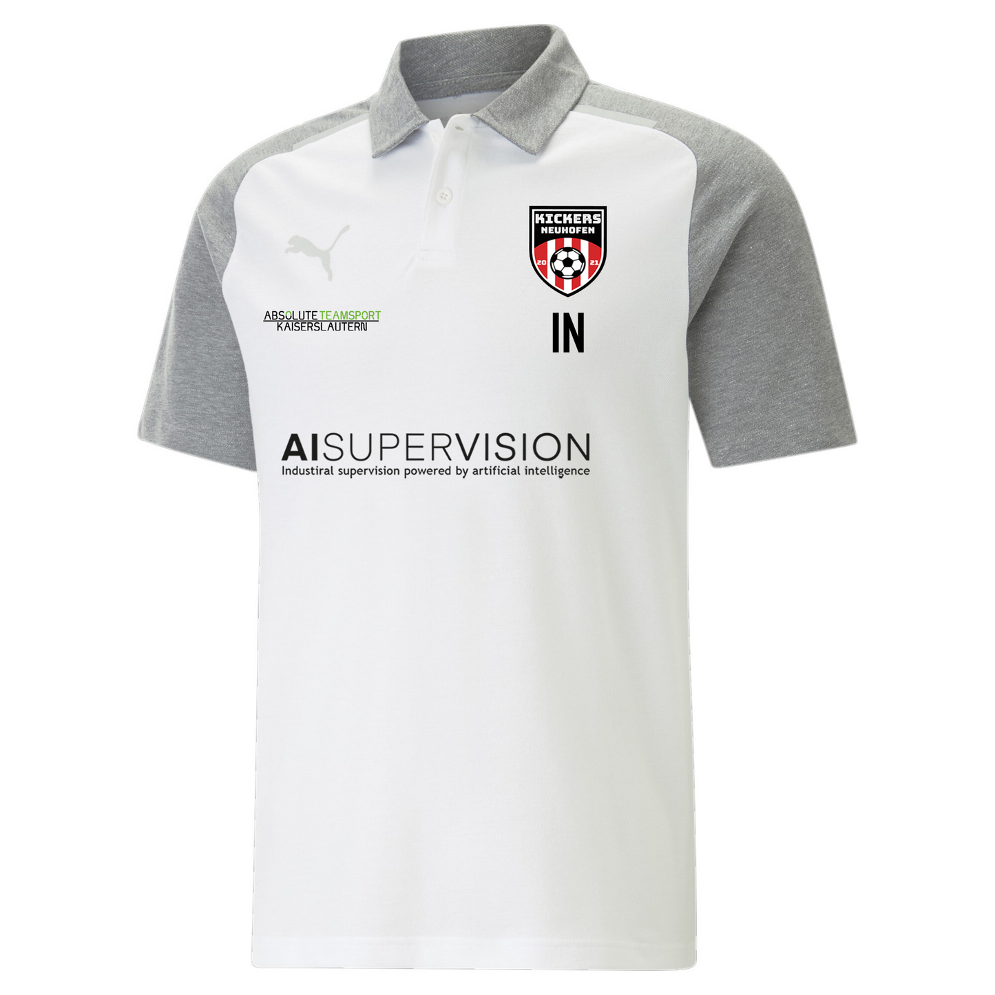 Puma teamCUP Casuals Polo HERREN in 3 Farben - inkl. Kickers Neuhofen Wappen