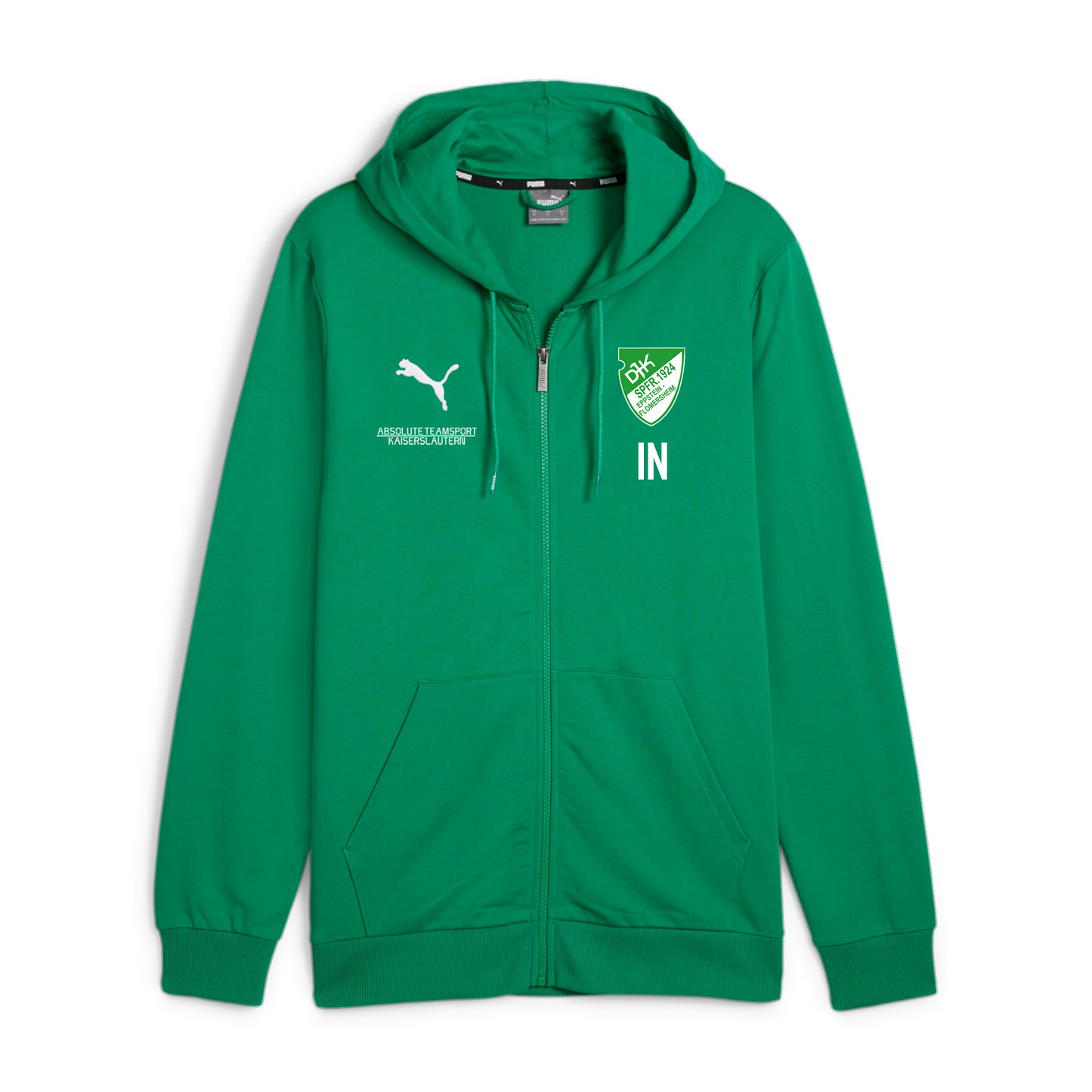 Puma teamGOAL Casuals Hooded Jacket ERWACHSENE - inkl. DJK Eppstein Wappen