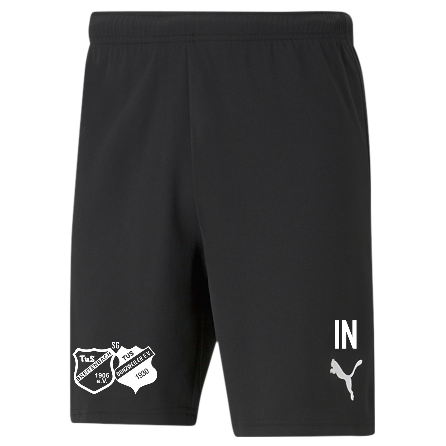 Puma teamRISE Shorts ERWACHSENE in 2 Farben - inkl. SG Breitenbach-Dunzweiler Wappen