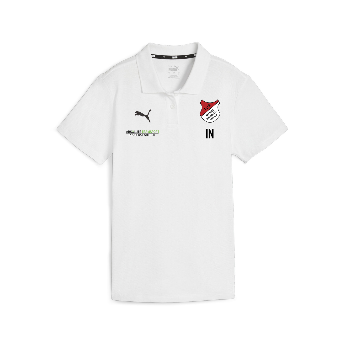 PUMA Damen teamGOAL Polo inkl. TuS Kleines Wiesental Wappen & Vereinsname Rücken