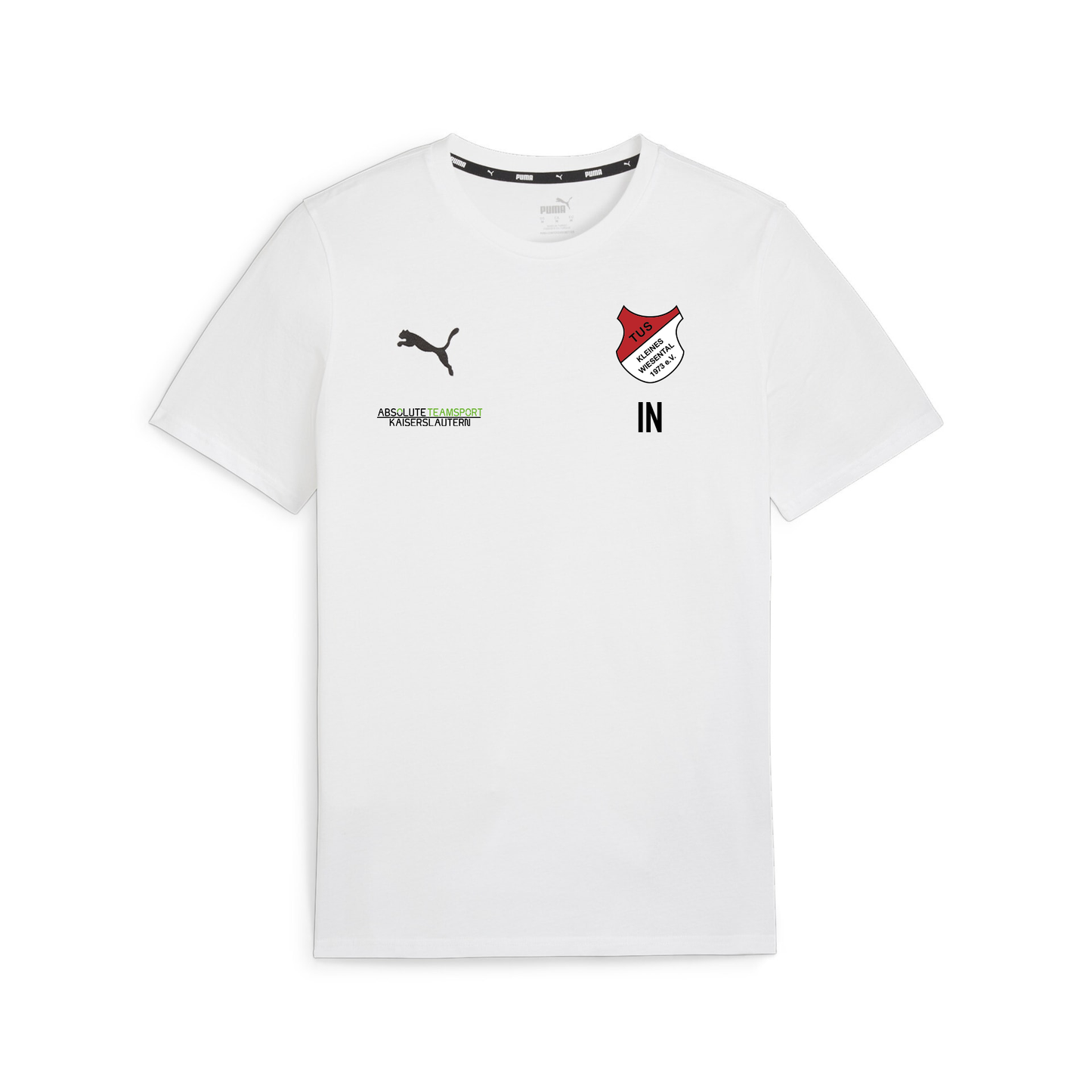 PUMA Herren teamGOAL Casuals Tee inkl. TuS Kleines Wiesental Wappen & Vereinsname Rücken