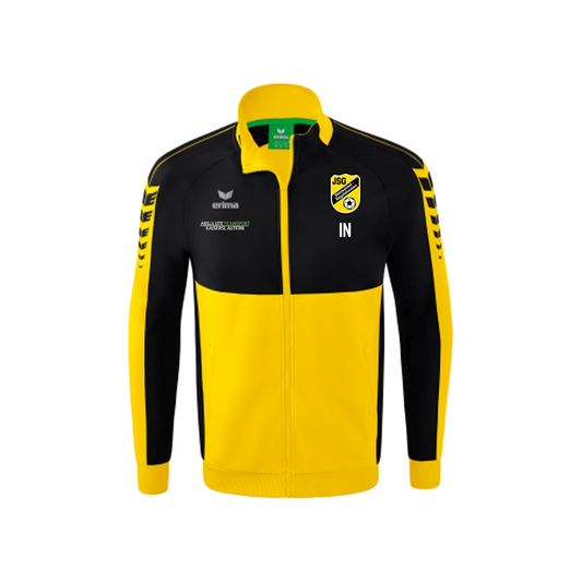 ERIMA Kids Six Wings Worker Jacke inkl. JSG Göttschied-Regulshausen Wappen, Vereinsname Rücken & Sponsorenlogo