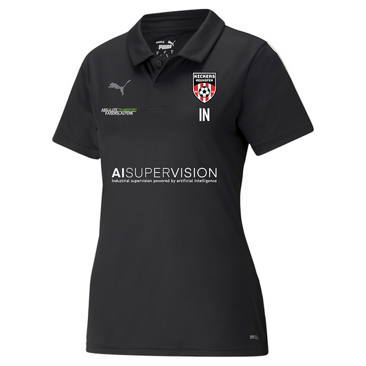Puma teamLIGA Polo DAMEN in 3 Farben - inkl. Kickers Neuhofen Wappen