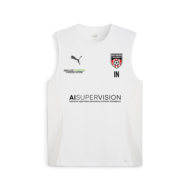 teamGOAL Sleeveless Training Jersey ERWACHSENE in 3 Farben - inkl. Kickers Neuhofen Wappen