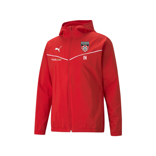 Puma teamRISE All Weather Jacket KINDER in 2 Farben - inkl. Kickers Neuhofen Wappen