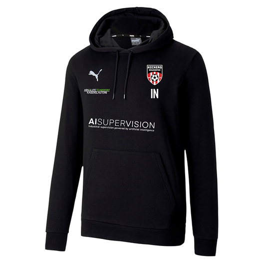 teamGOAL Casuals Hoodie ERWACHSENE in 2 Farben - inkl. Kickers Neuhofen Wappen