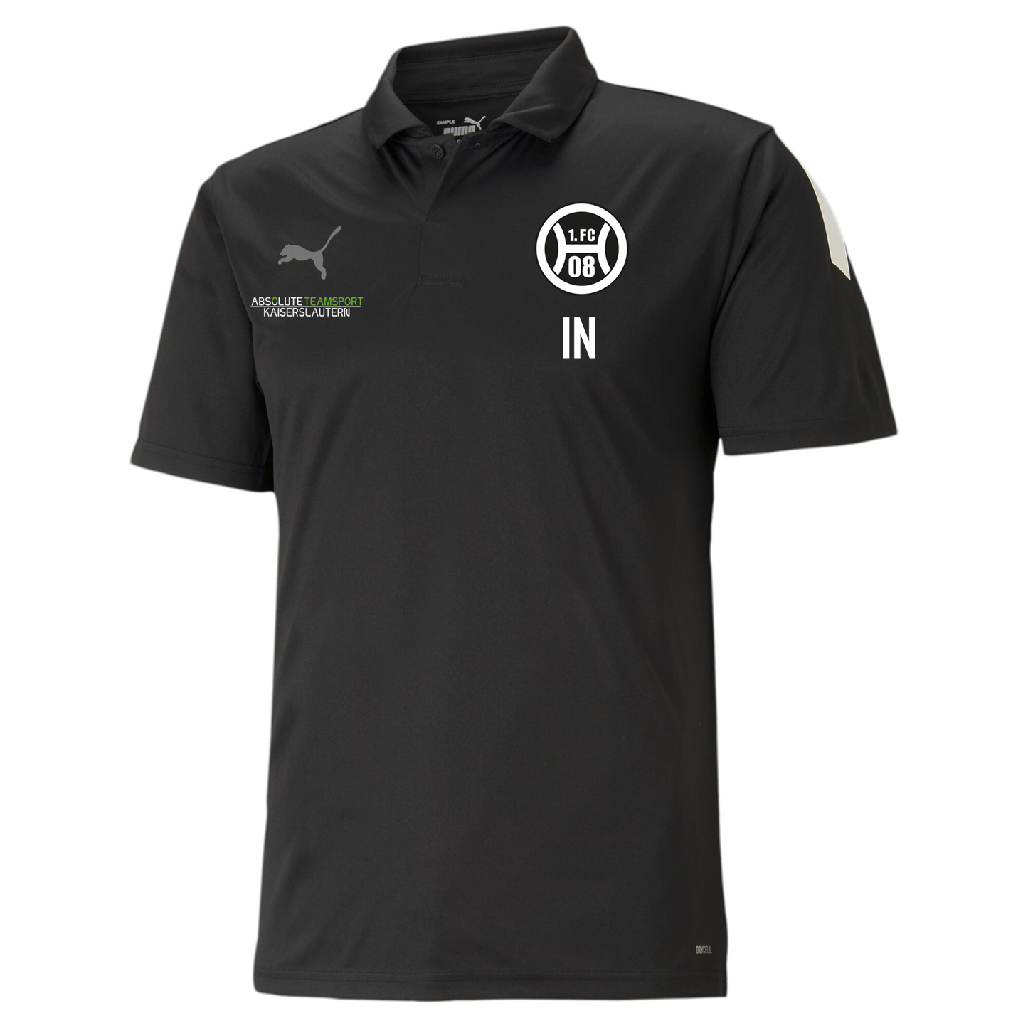 Puma teamLIGA Sideline Polo ERWACHSENE in 2 Farben - inkl. FC 08 Haßloch Wappen