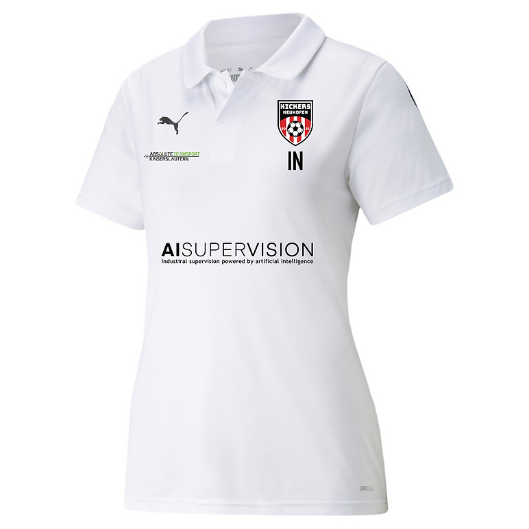 Puma teamLIGA Polo DAMEN in 3 Farben - inkl. Kickers Neuhofen Wappen