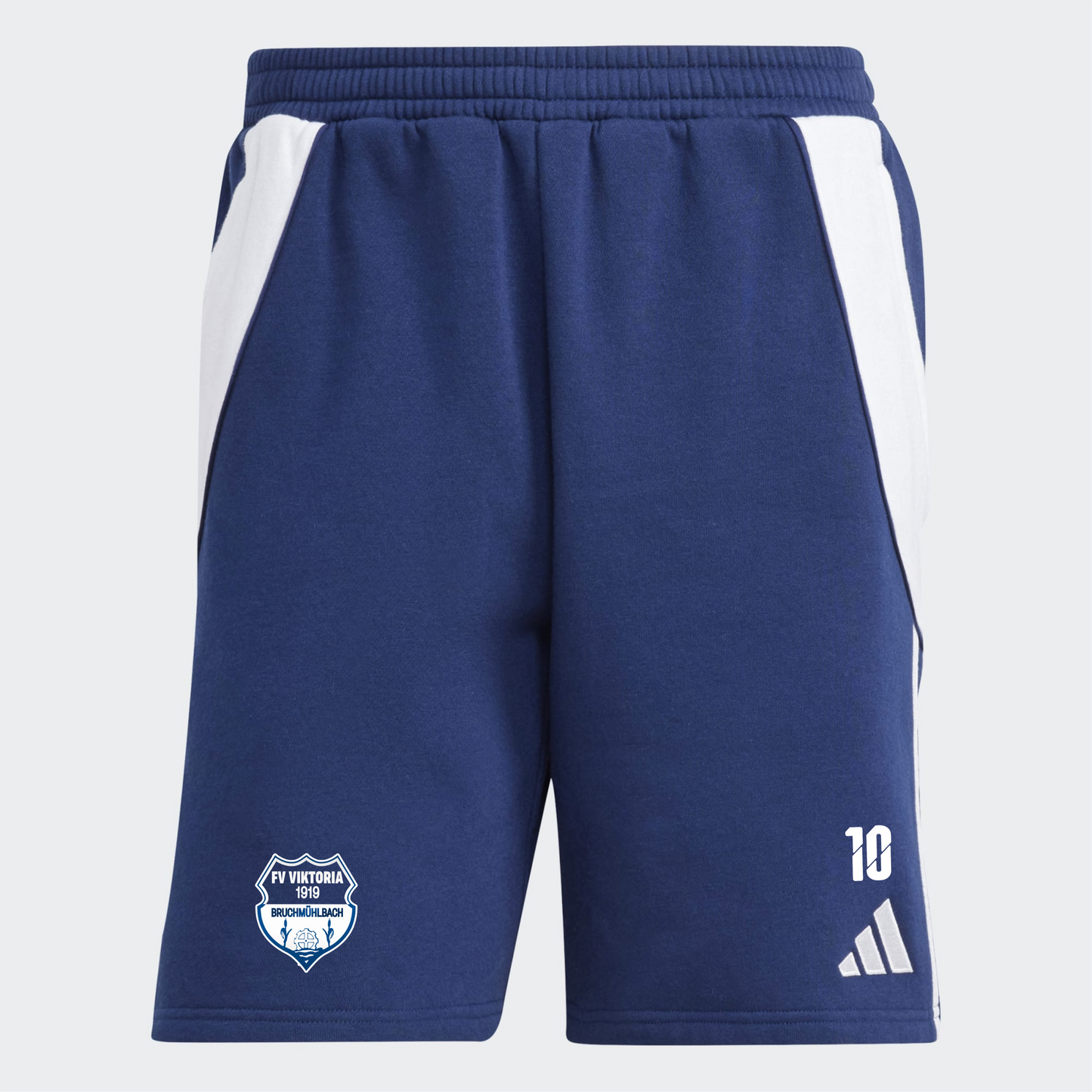 ADIDAS Herren Sweat Short (Baumwolle) Tiro24 inkl. FV Viktoria Bruchmühlbach Wappen