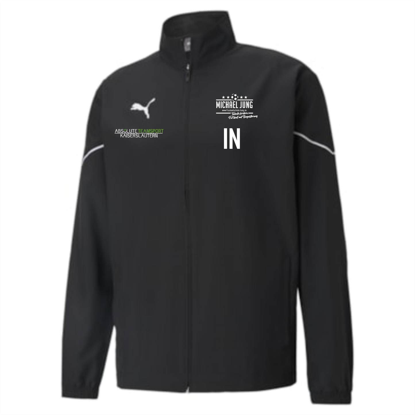 Kinder Puma teamRise Sideline Jacket inkl. Logo Fussballschule