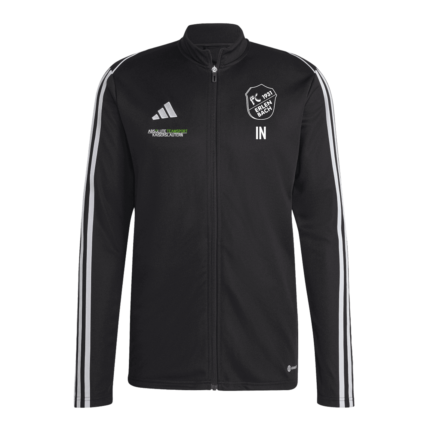 KIDS ADIDAS TIRO23 League Training Jacket inkl. FC Erlenbach Wappen und Vereinsname