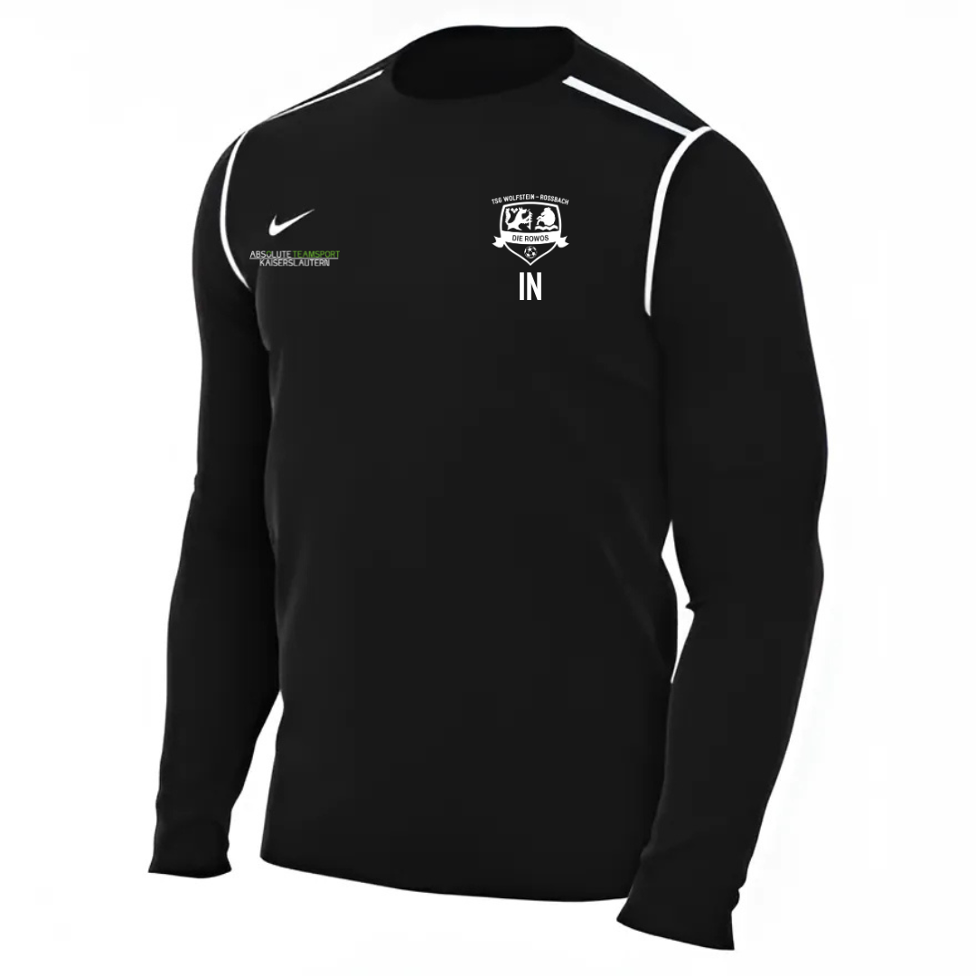 NK DF PARK20 CREW Trainingspullover inkl. Wappen/Schriftzug TSG Wolfstein-Roßbach