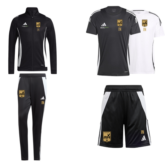 ADIDAS Herren Set "JFV Rhein-Haardt" Oberteile in Schwarz o. Weiß
