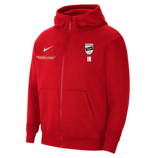 NIKE Full-Zip Hoody Kinder inkl. SV Mackenbach Wappen