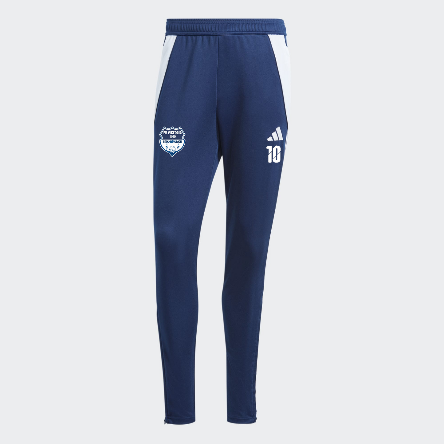 ADIDAS Kids Trainingshose Tiro24 Blau inkl. FV Viktoria Bruchmühlbach Wappen