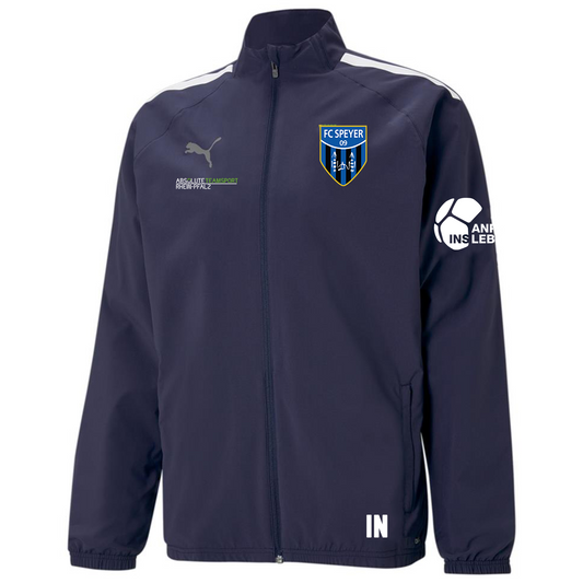 #PRÄSENTATION-PUMA Herren teamLIGA Sideline Jacket inkl. 3D-Wappen, Sponsor & Initialen FC Speyer 09