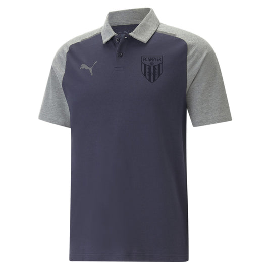 #LIFESTYLE-PUMA Herren teamCUP CASUALS POLO  Inkl. Wappen Ton in Ton