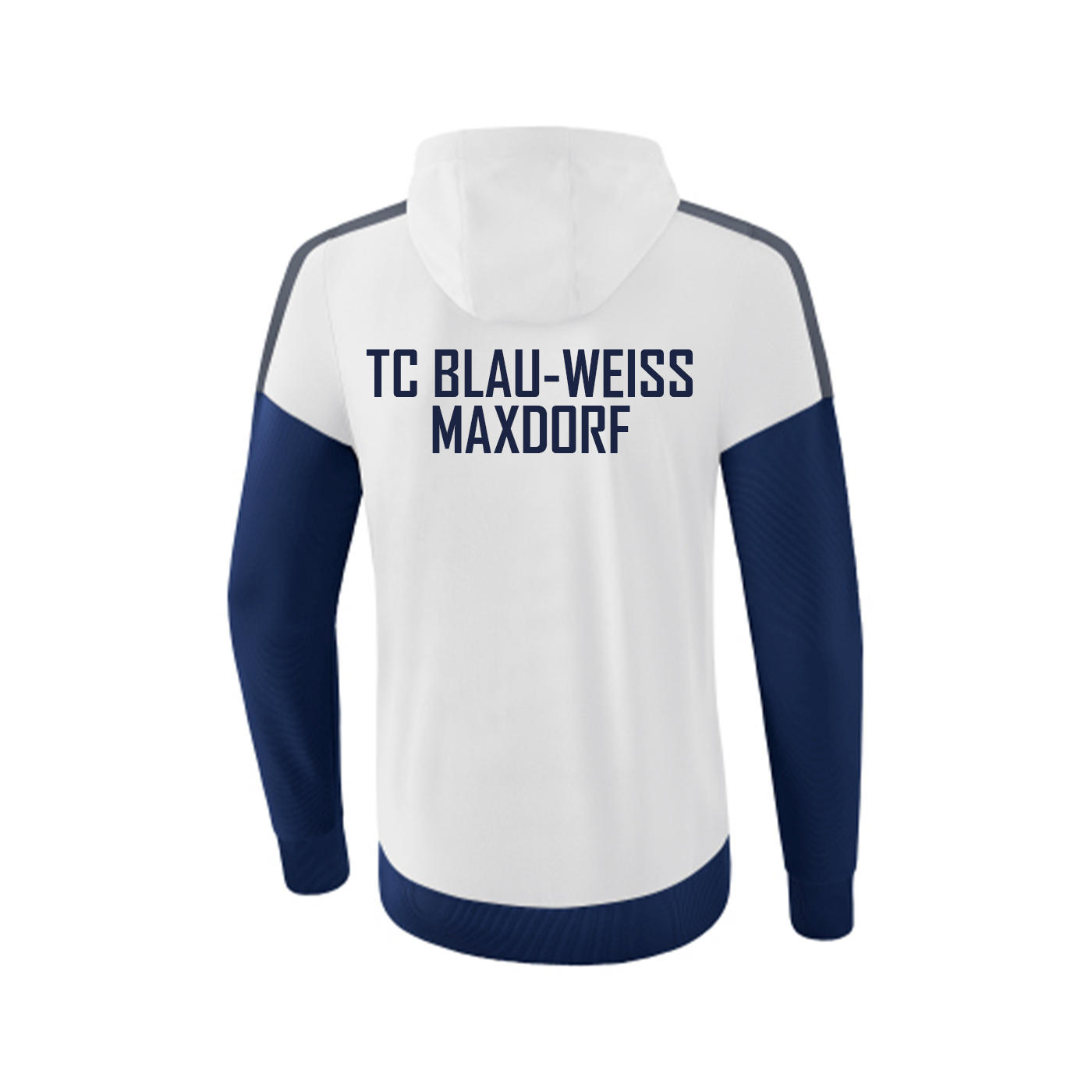ERIMA Squad Trainingsjacke mit Kapuze inkl. TC Maxdorf Logo & Vereinsname Rücken