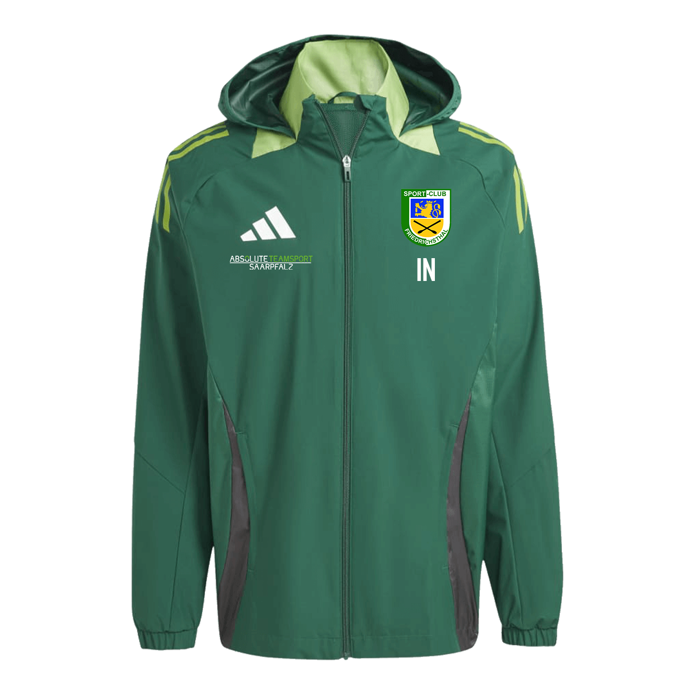 ADIDAS Herren Tiro 24 Competition All Weather Jacket inkl. SC Friedrichsthal Wappen