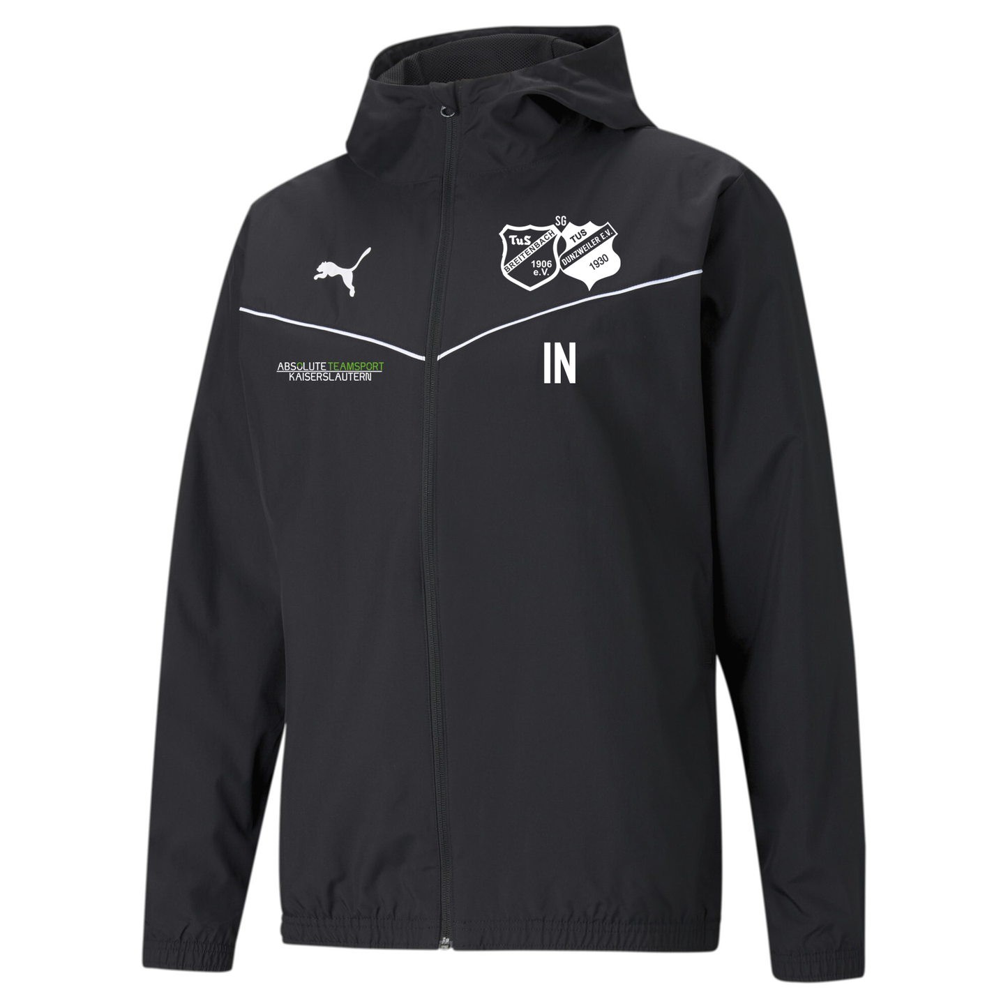 Puma teamRISE All Weather Jacket ERWACHSENE inkl. SG Breitenbach-Dunzweiler Wappen