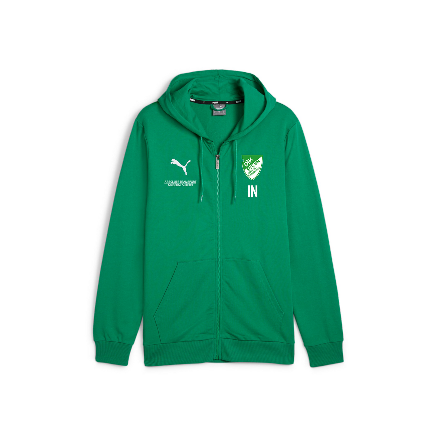 Puma teamGOAL Casuals Hooded Jacket KINDER - inkl. DJK Eppstein Wappen