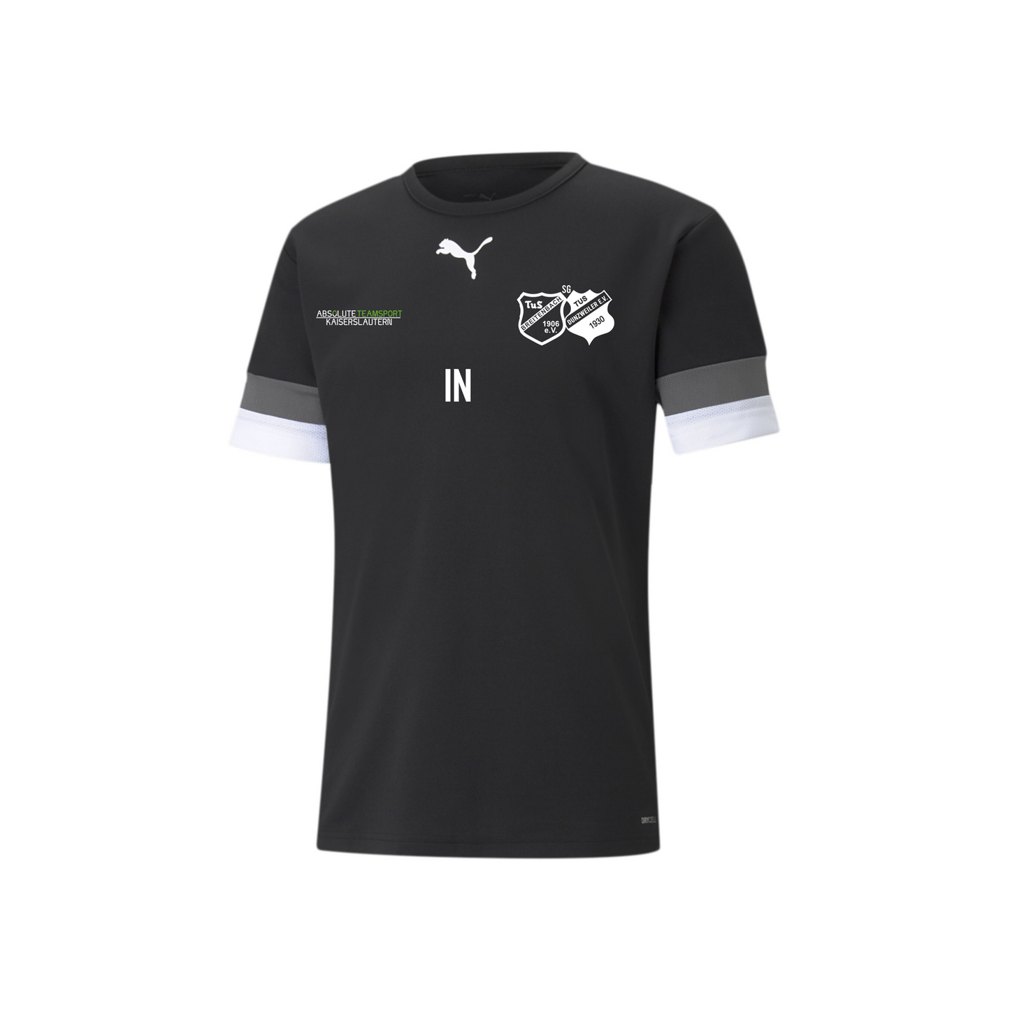 Puma teamRISE Jersey KINDER in 3 Farben inkl. SG Breitenbach-Dunzweiler Wappen