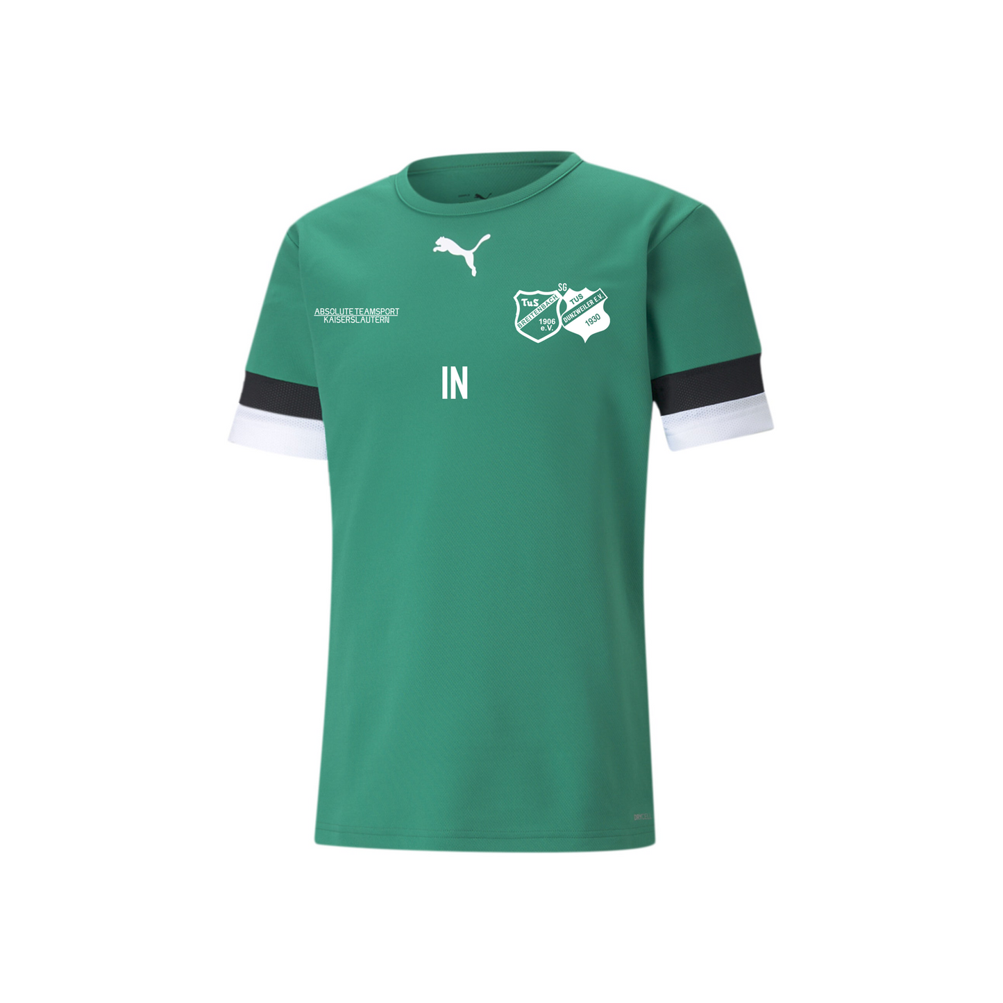 Puma teamRISE Jersey KINDER in 3 Farben inkl. SG Breitenbach-Dunzweiler Wappen