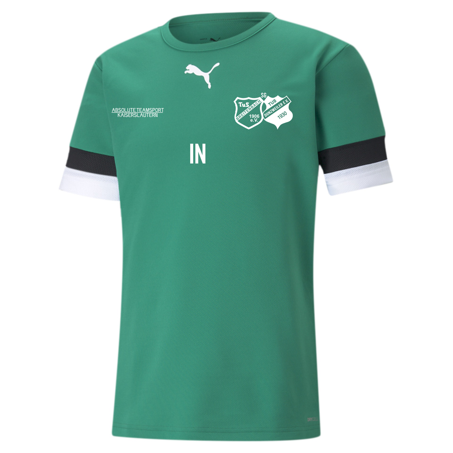 Puma teamRISE Jersey ERWACHSENE in 3 Farben inkl. SG Breitenbach-Dunzweiler Wappen