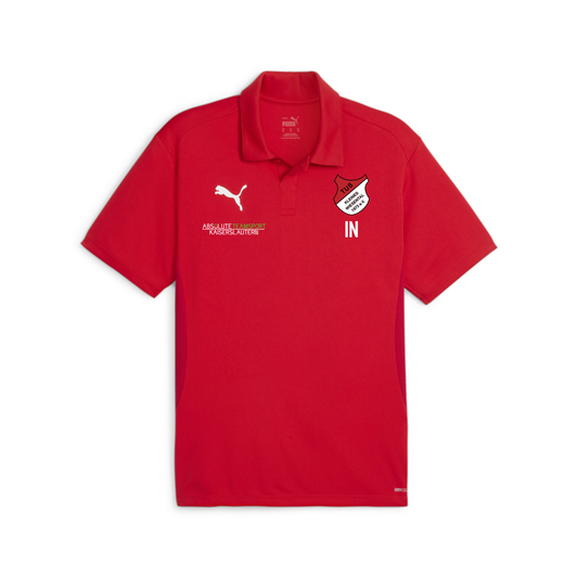 PUMA Herren teamGOAL Polo inkl. TuS Kleines Wiesental Wappen & Vereinsname Rücken