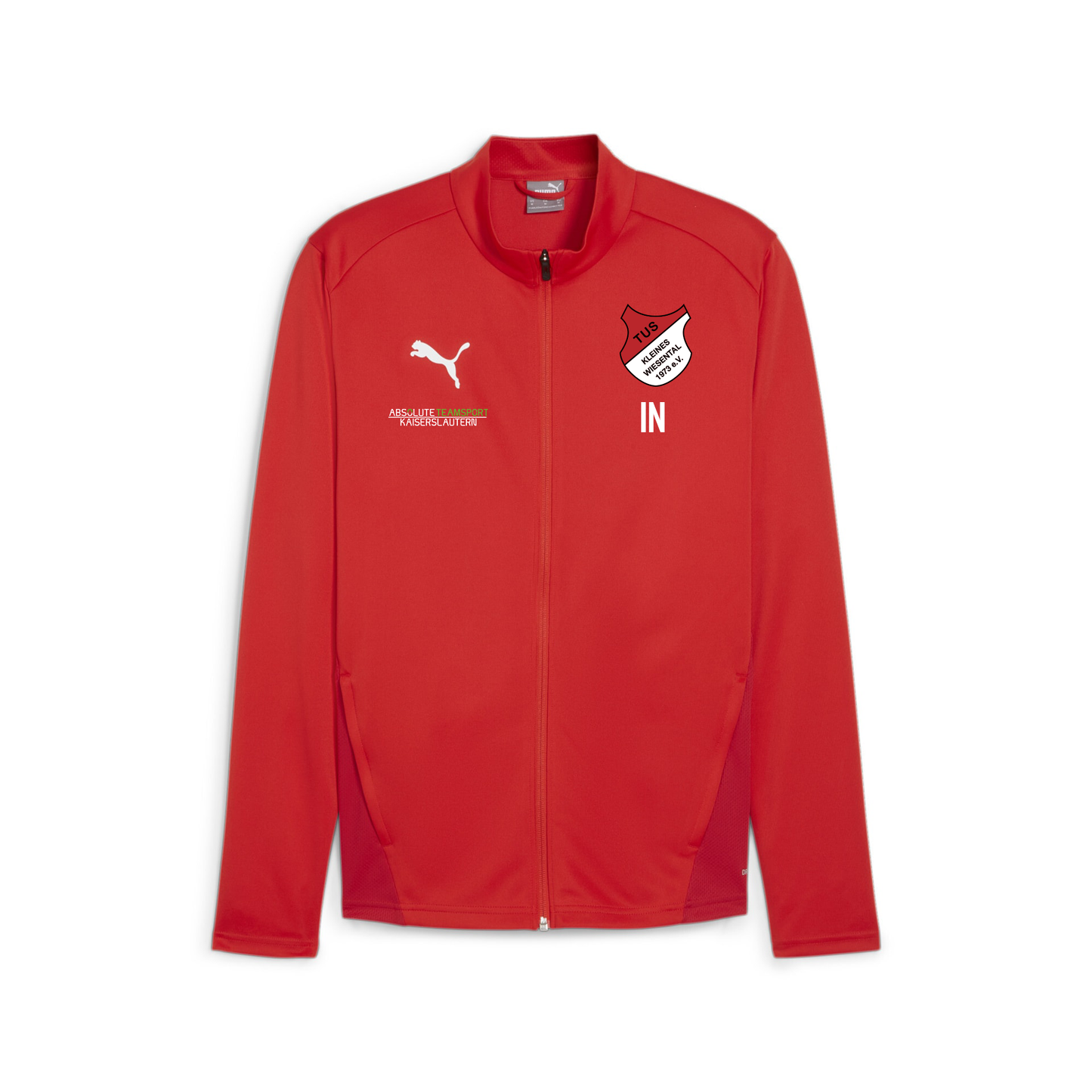 PUMA Kids teamGOAL Training Jacket inkl. TuS Kleines Wiesental Wappen & Vereinsname Rücken