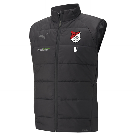 PUMA Herren teamLIGA Vest Jacket inkl. TuS Kleines Wiesental Wappen & Vereinsname Rücken